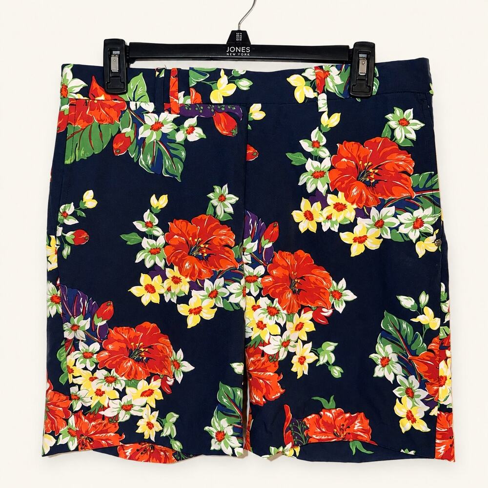 Ralph Lauren RLX Men's Floral Golf Shorts Blue Pink Size 33 Performance